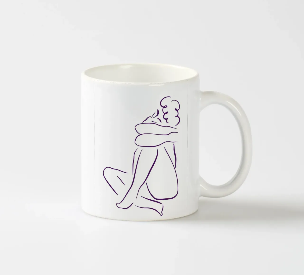 Simple line and calm tazza in ceramica da LisaArtes