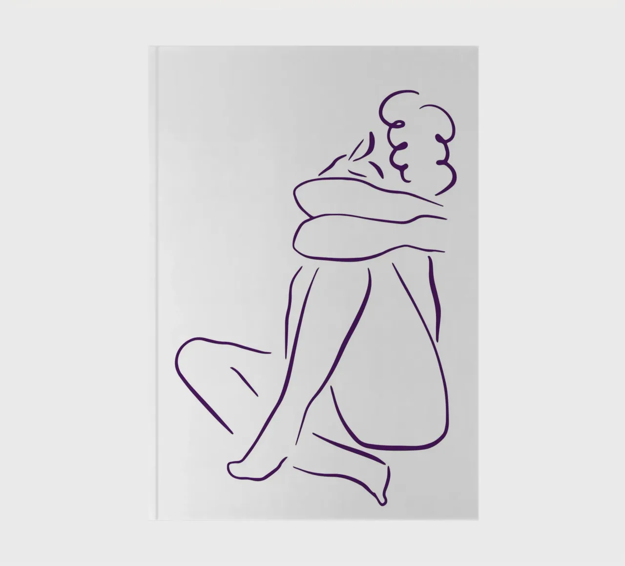 Simple line and calm notebook by LisaArtes