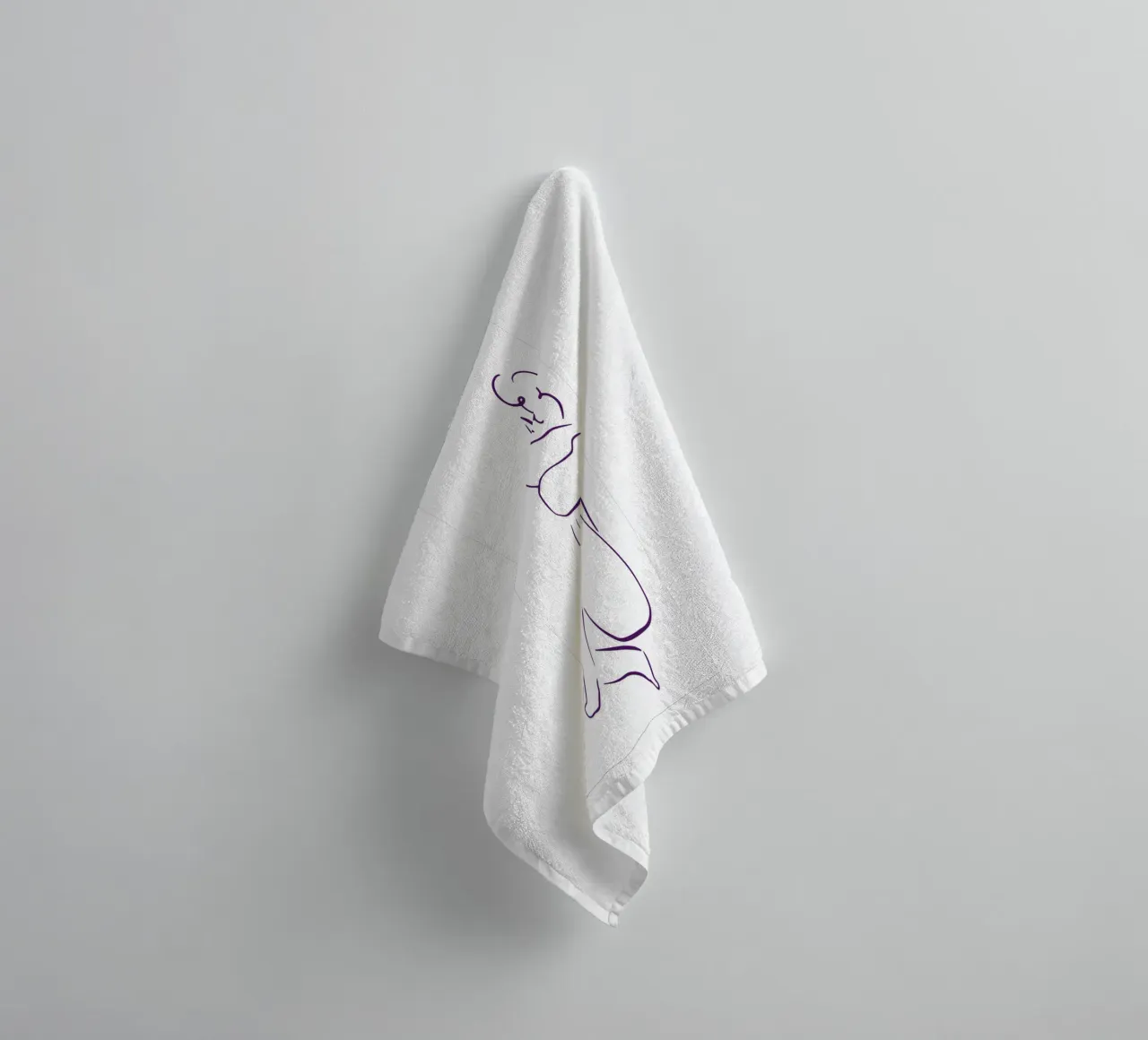 Simple line and calm asciugamano da bagno da LisaArtes