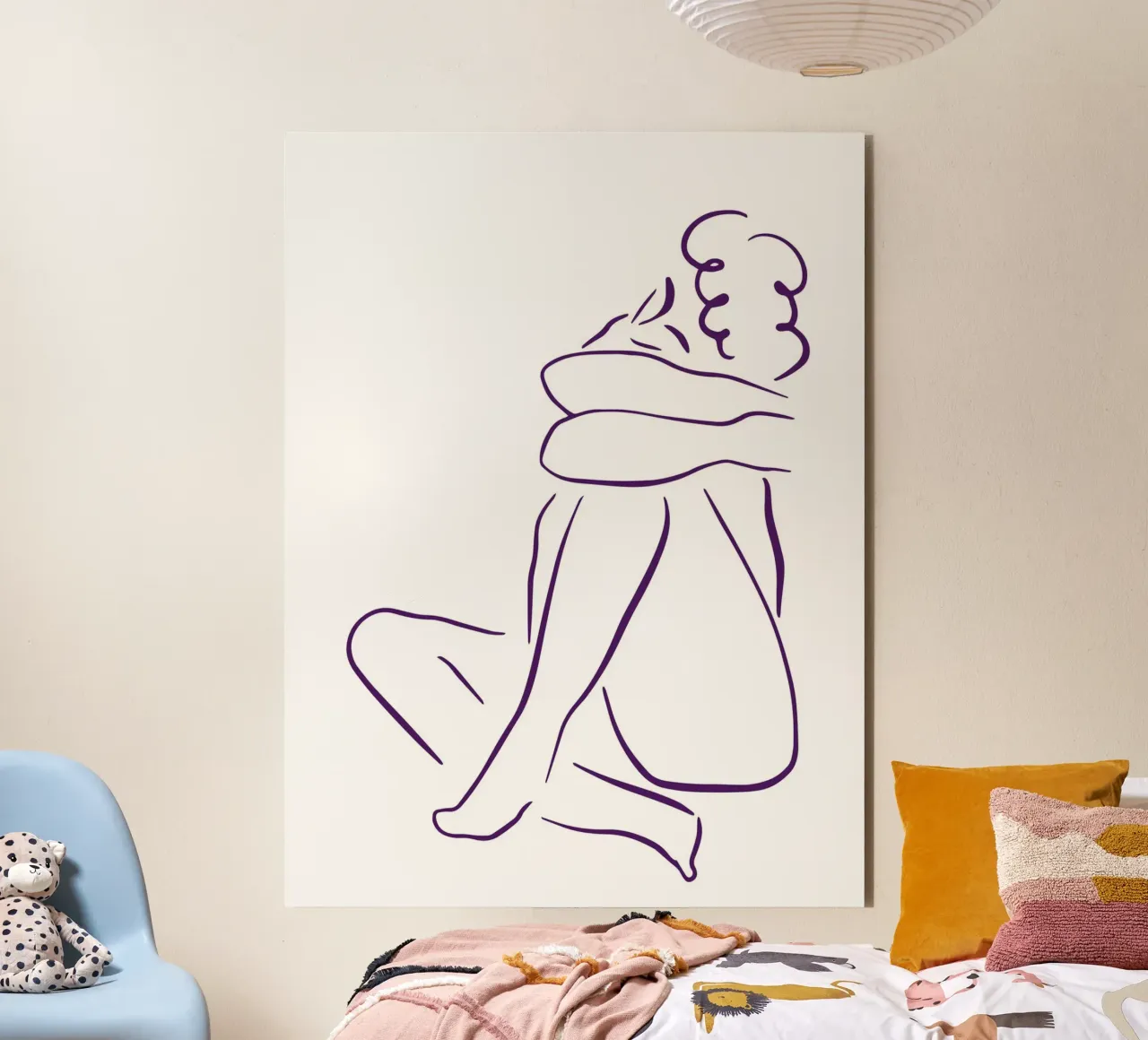 Simple line and calm alluminio dibond da LisaArtes