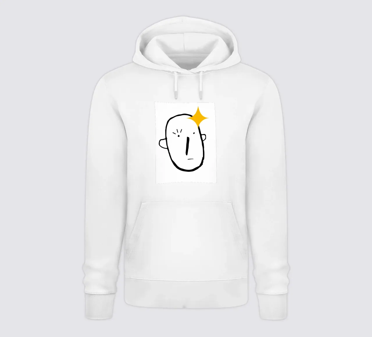 Simplistic face felpa con cappuccio da LisaArtes