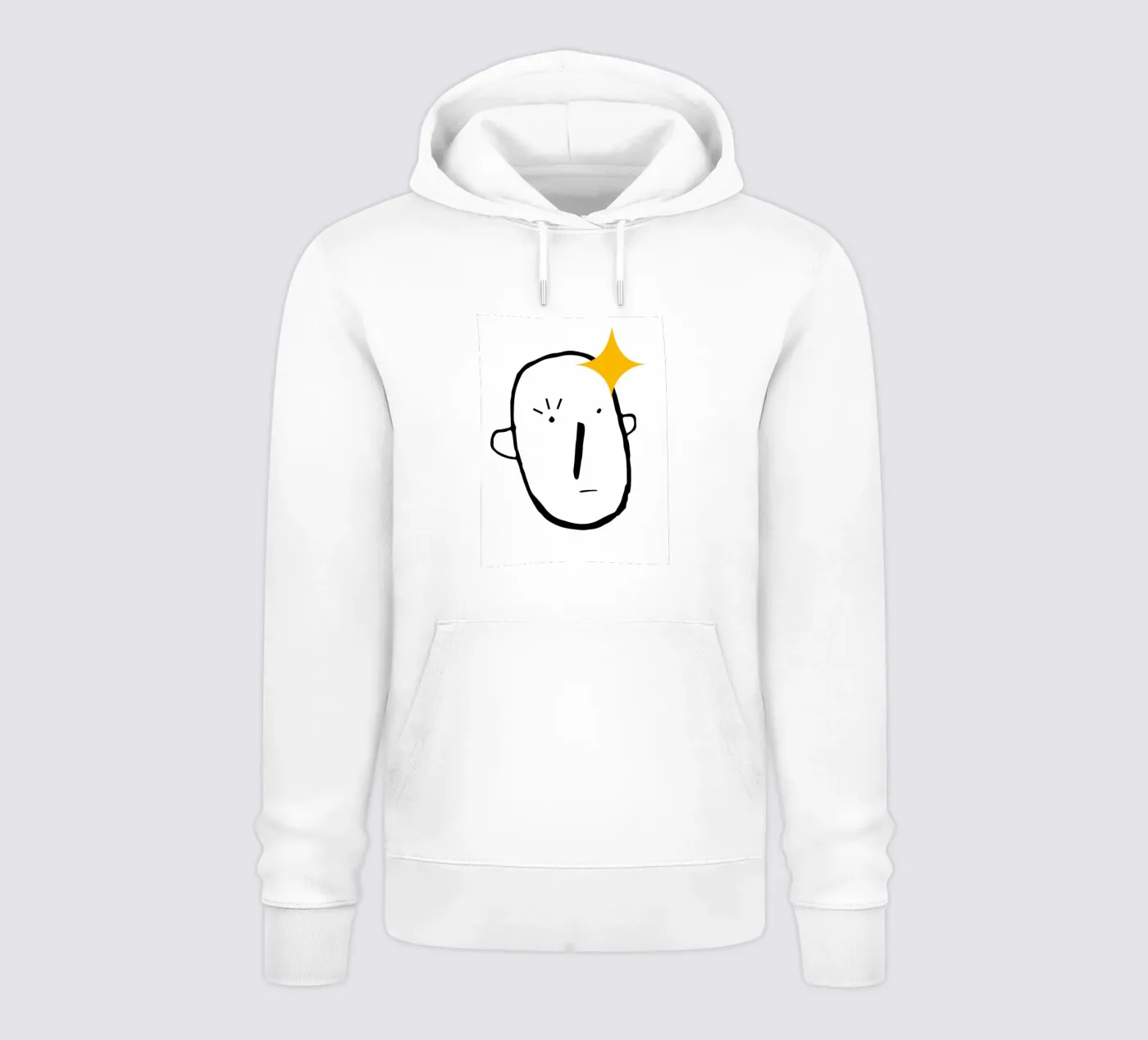 Simplistic face felpa con cappuccio da LisaArtes