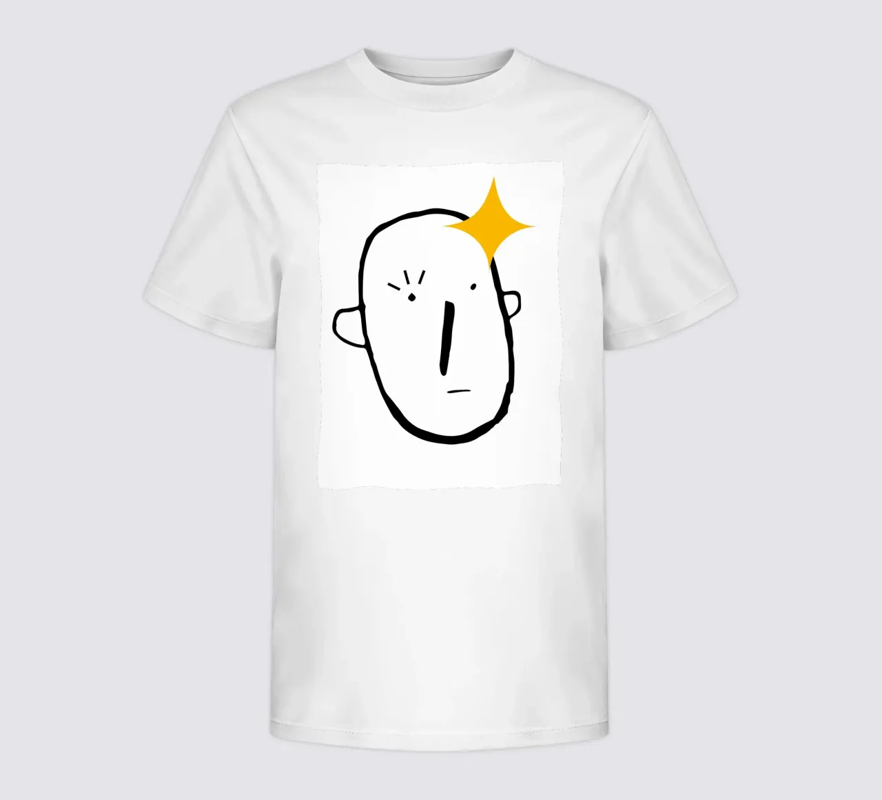 Simplistic face t-shirt bambini da LisaArtes