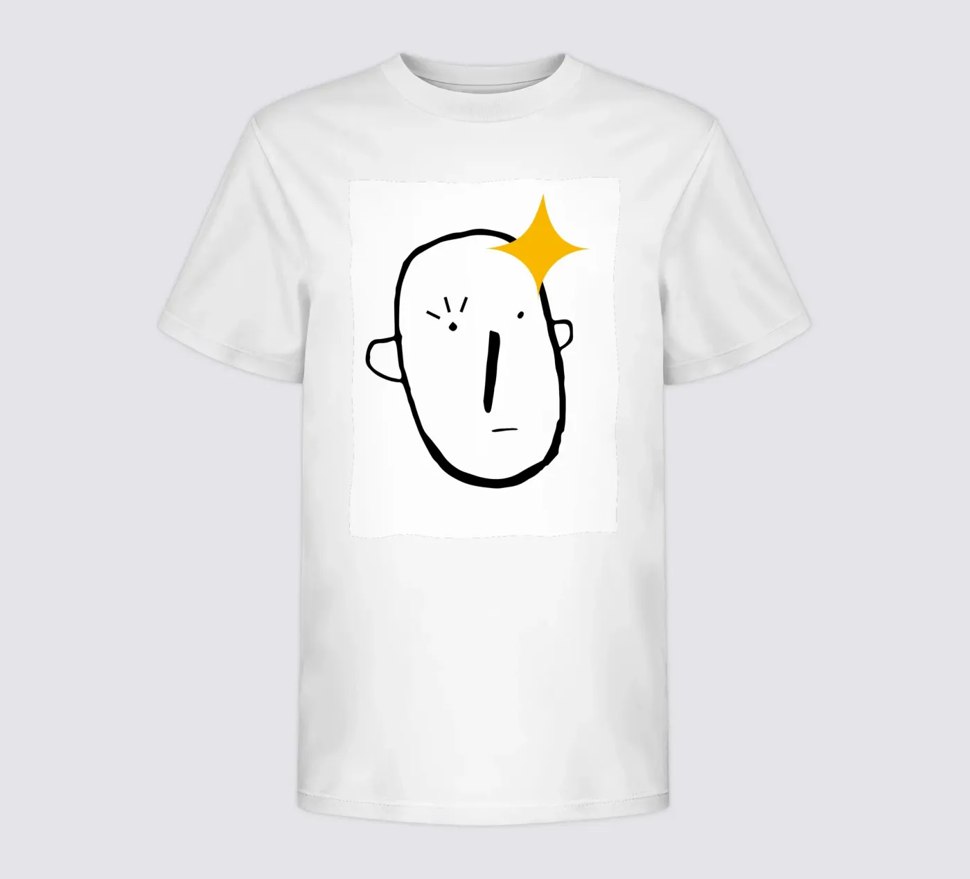 Simplistic face kids t-shirt by LisaArtes