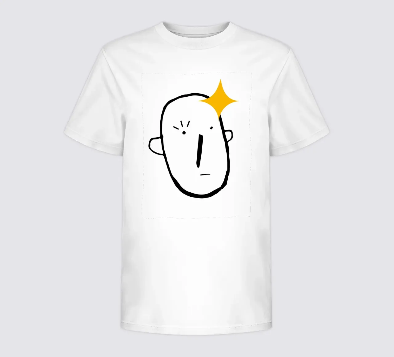 Simplistic face t-shirt bambini da LisaArtes