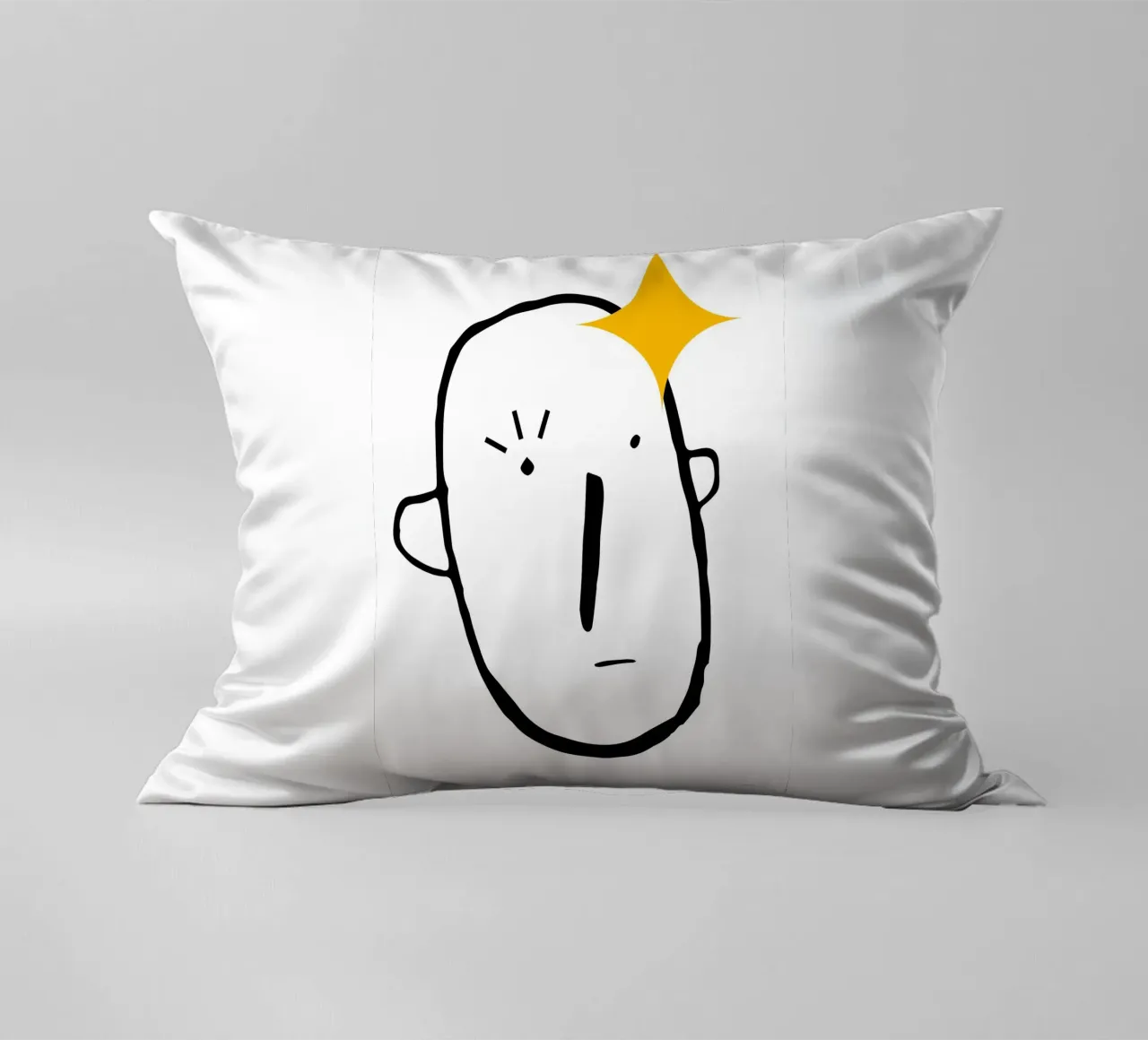Simplistic face cuscino da LisaArtes