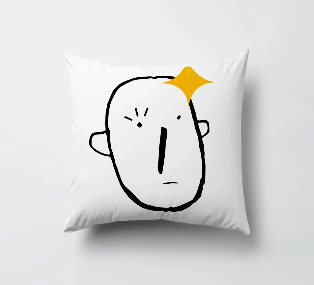 Simplistic face cuscino da LisaArtes