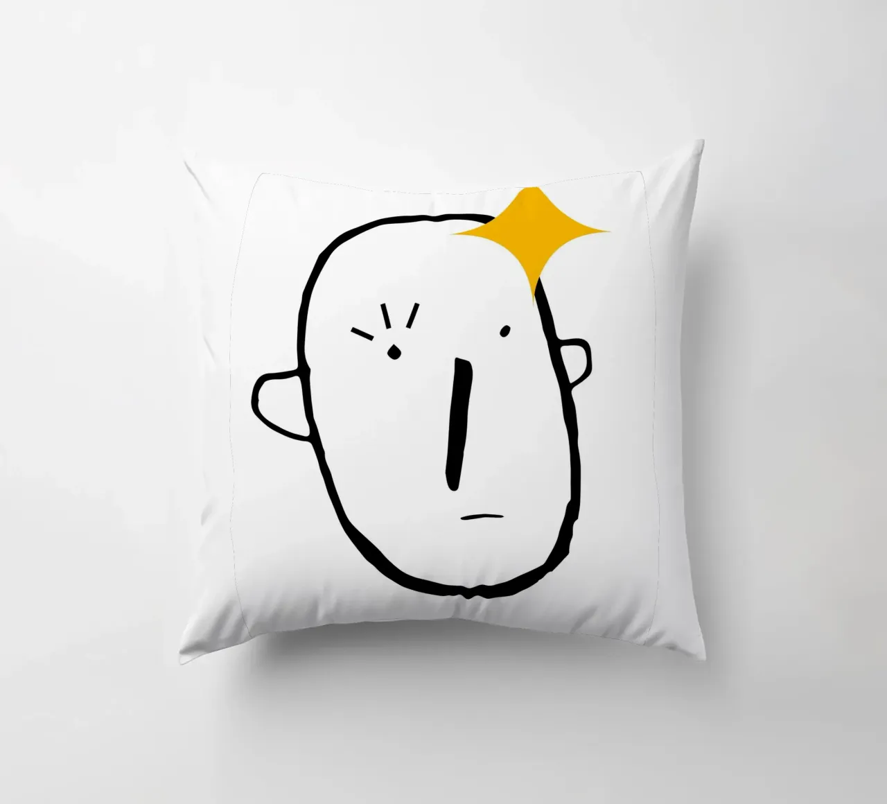 Simplistic face cuscino da LisaArtes