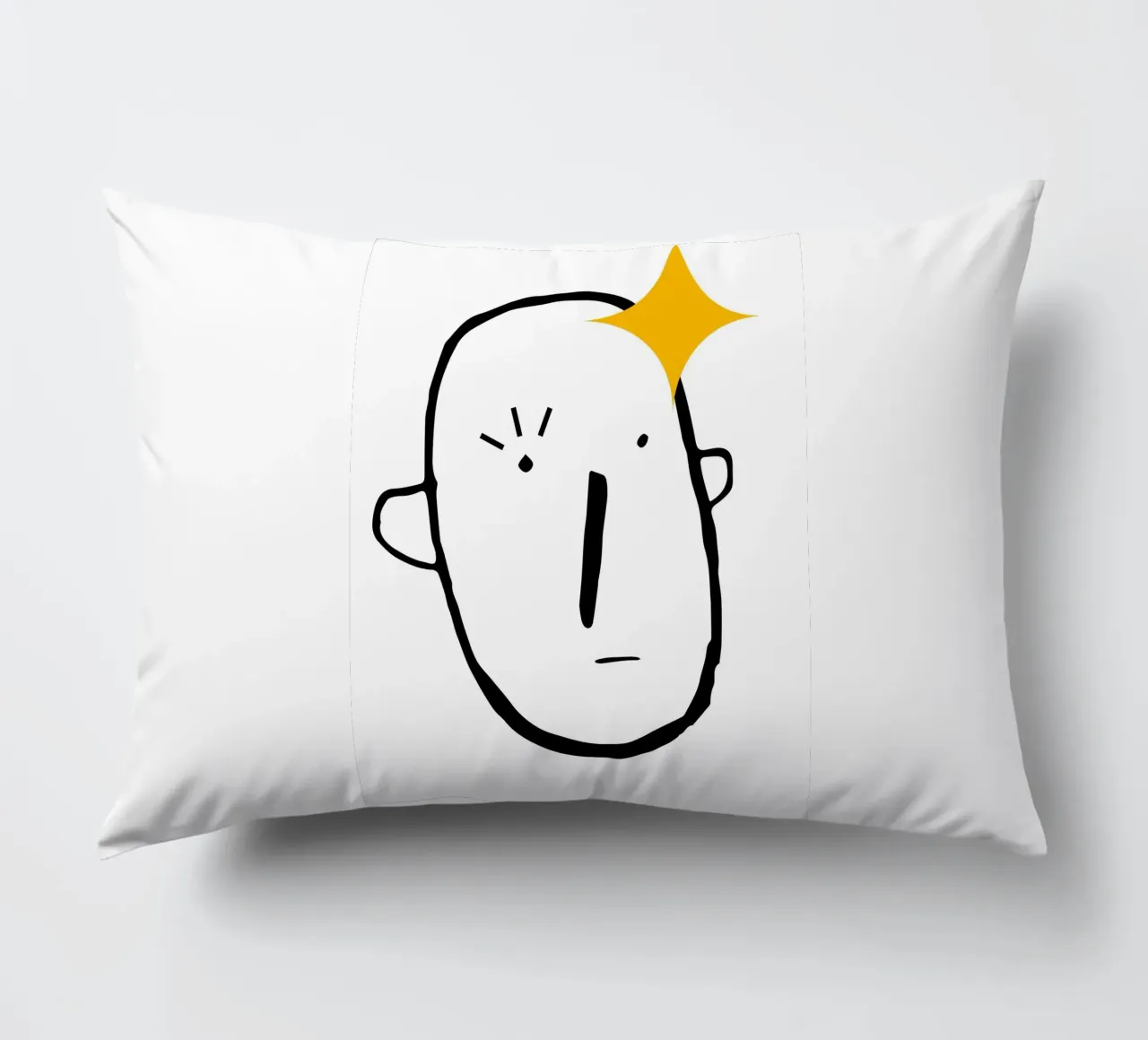 Simplistic face cuscino da LisaArtes