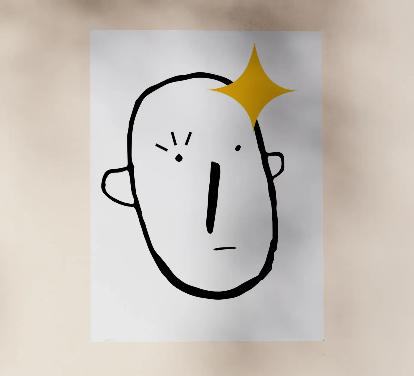 Simplistic face pellicola backlit da LisaArtes