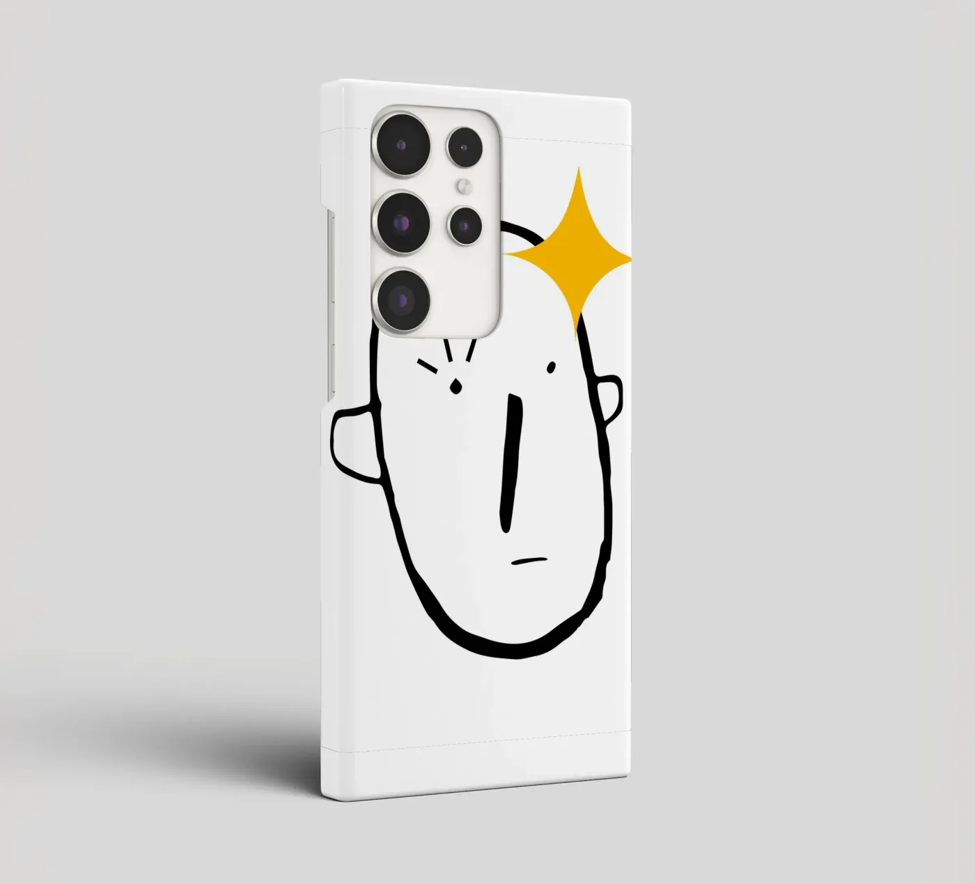 Simplistic face coque samsung de LisaArtes
