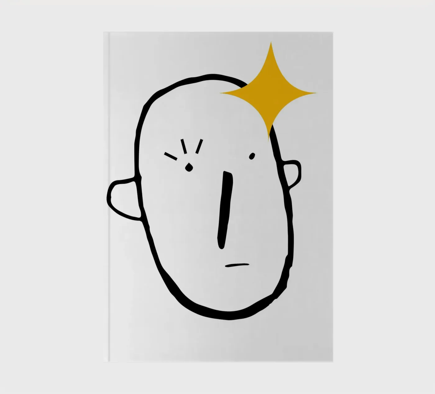 Simplistic face notebook by LisaArtes