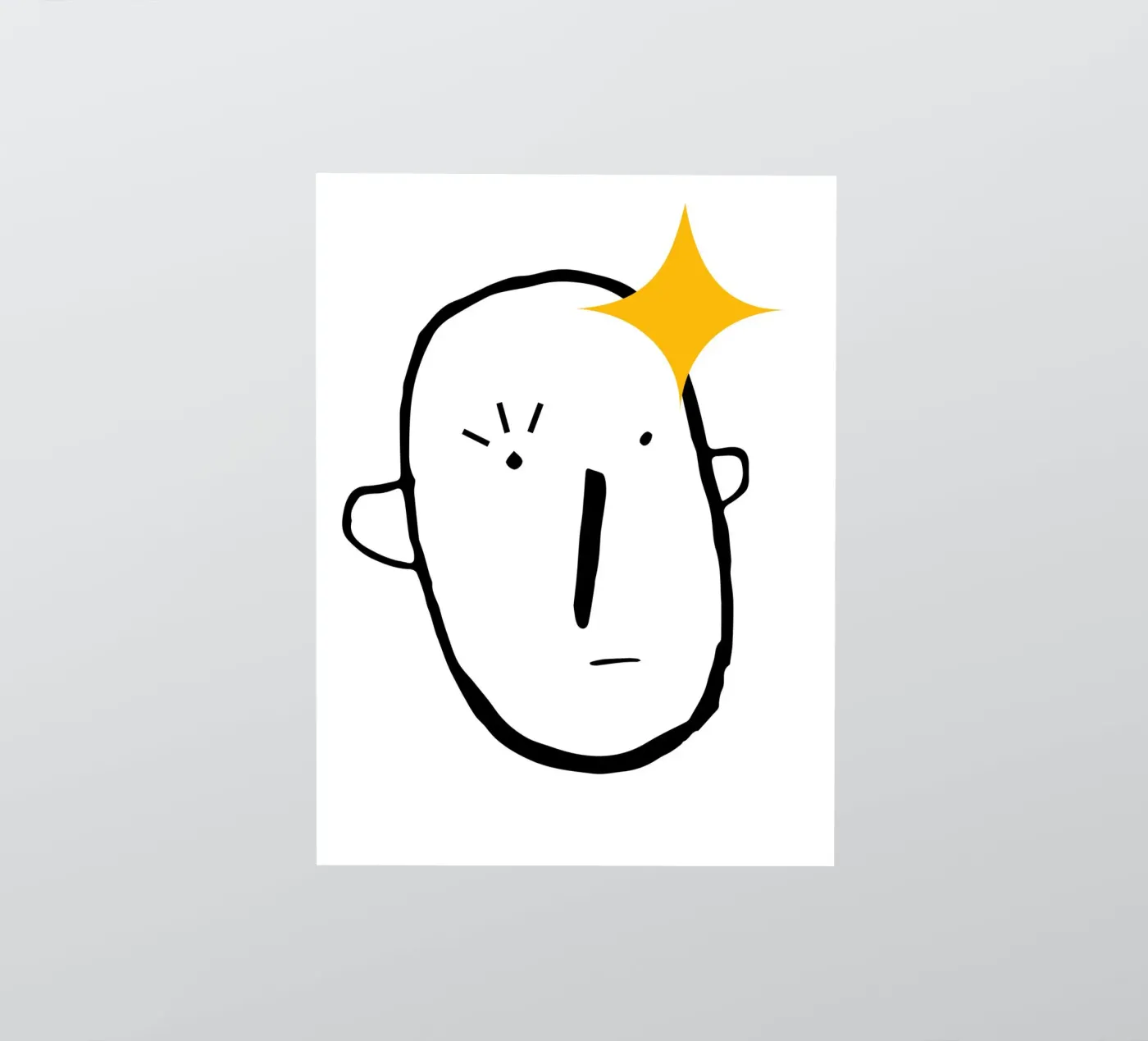 Simplistic face autocollant de LisaArtes