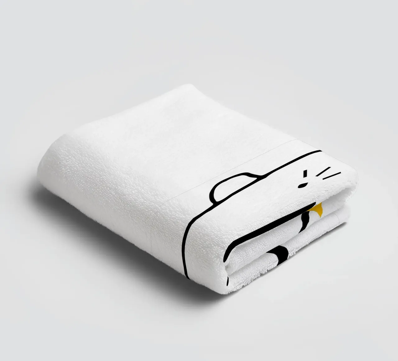 Simplistic face asciugamano da bagno da LisaArtes