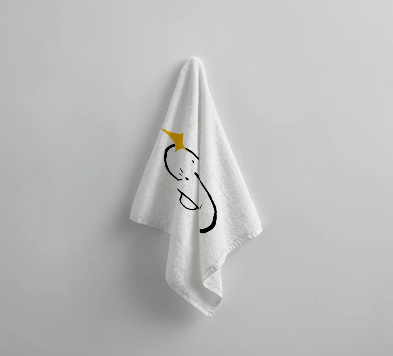 Simplistic face asciugamano da bagno da LisaArtes