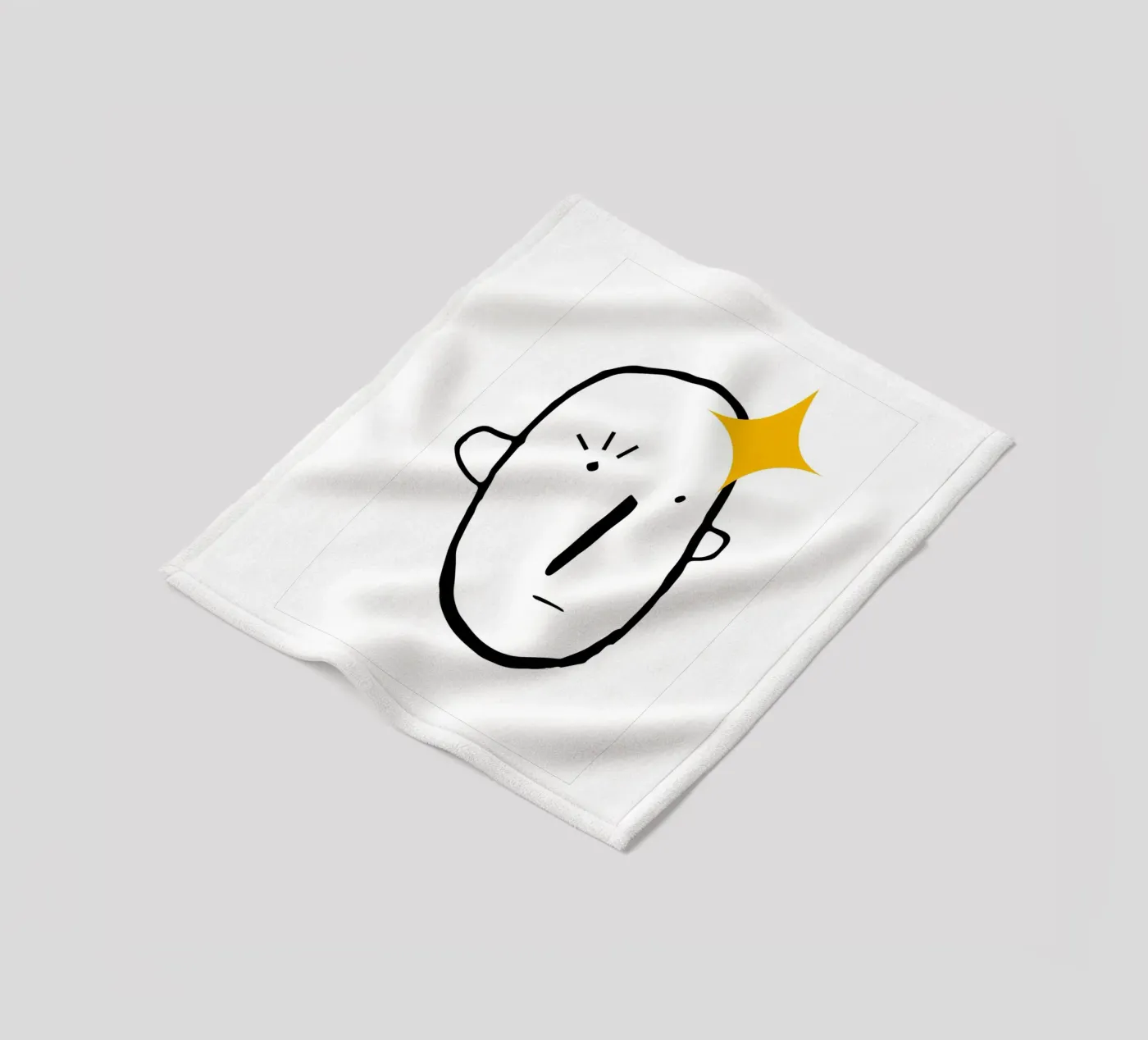 Simplistic face plaid polaire de LisaArtes