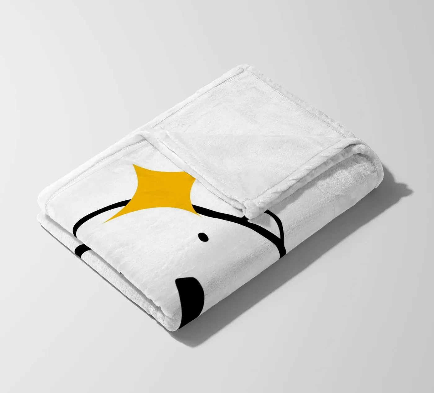 Simplistic face Fleecedecke von LisaArtes