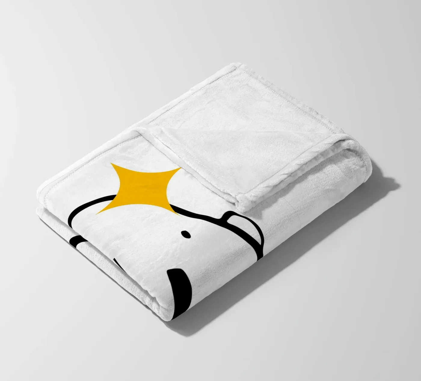 Simplistic face Fleecedecke von LisaArtes