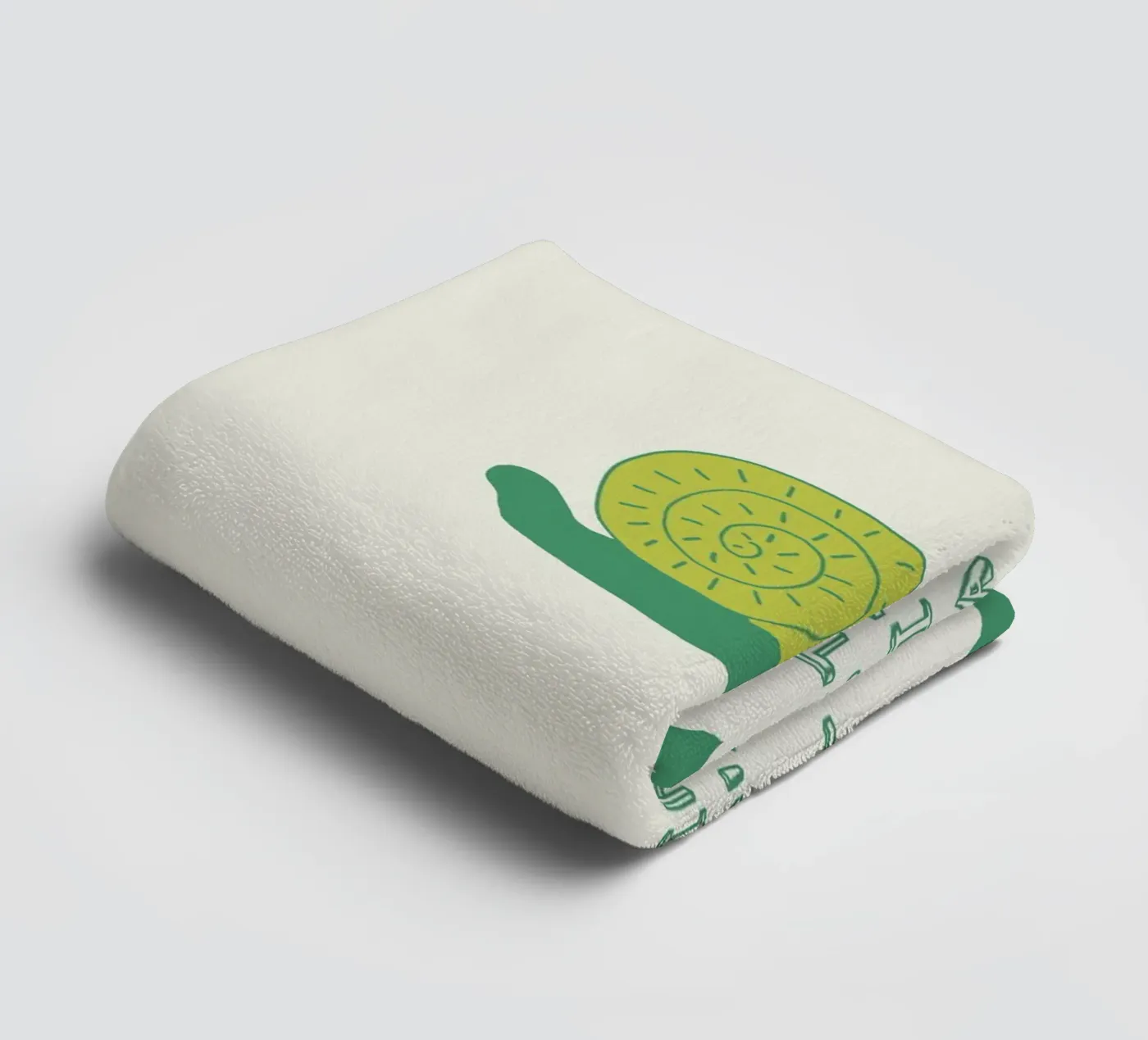 sensitive snail towel by thesoulhugclub