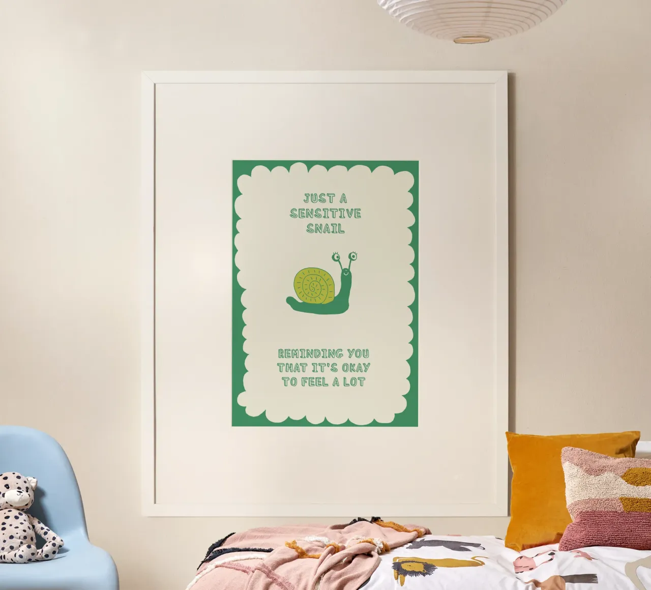 sensitive snail poster da thesoulhugclub