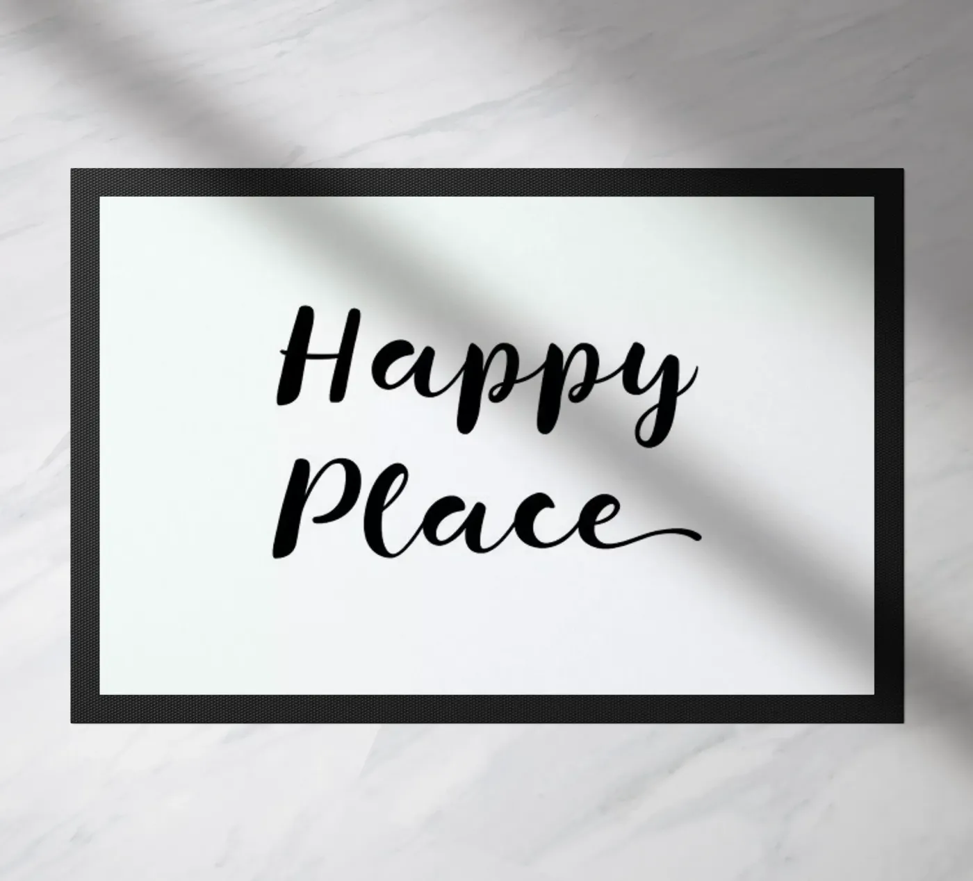 Happy Fußmatte von typed
