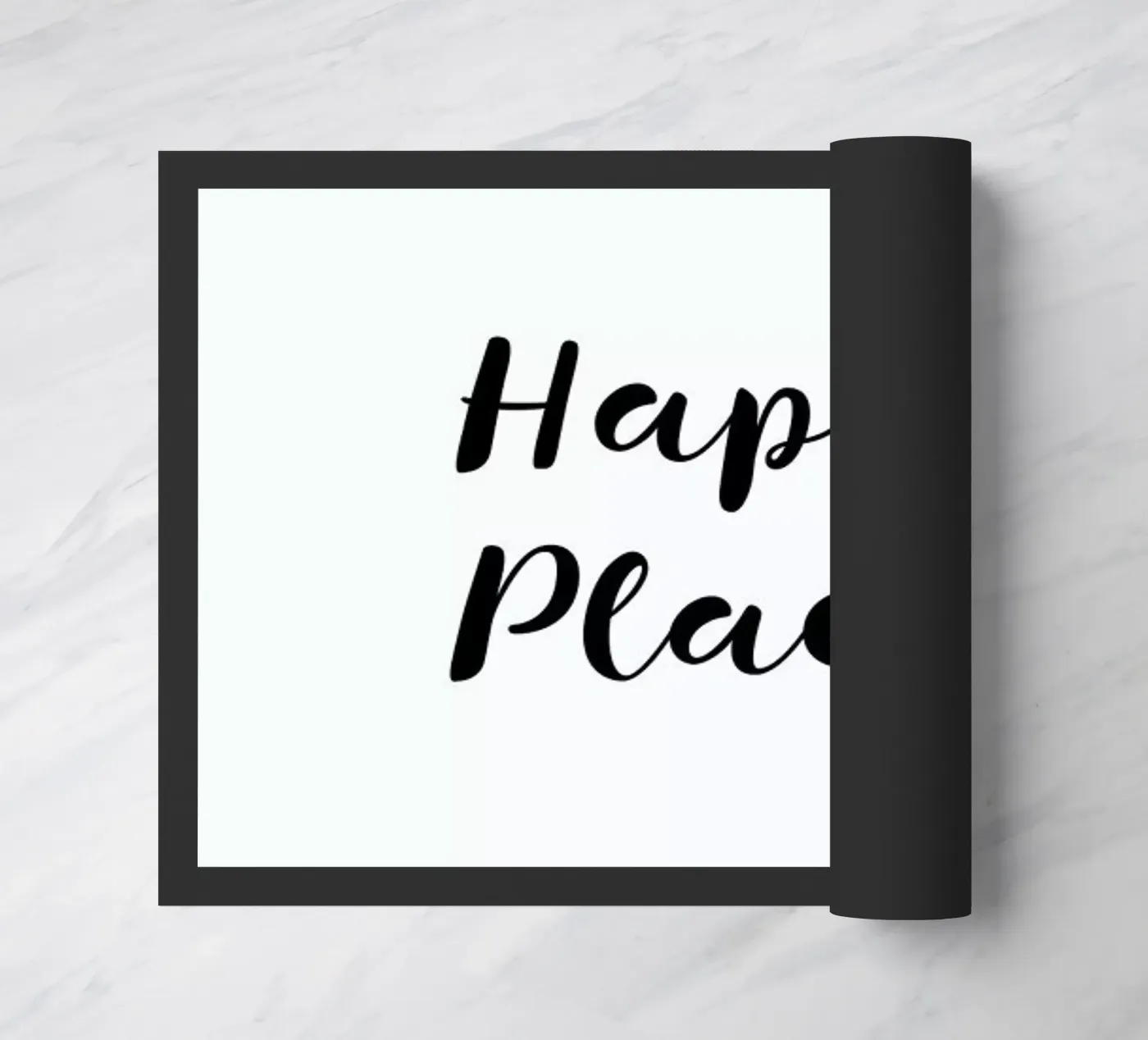 Happy Fußmatte von typed