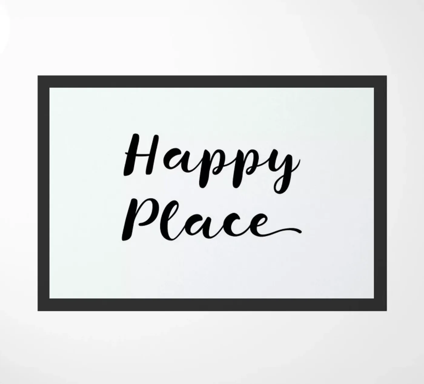 Happy Fußmatte von typed