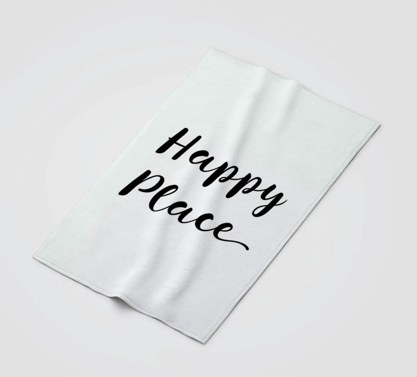 Happy Fleecedecke von typed