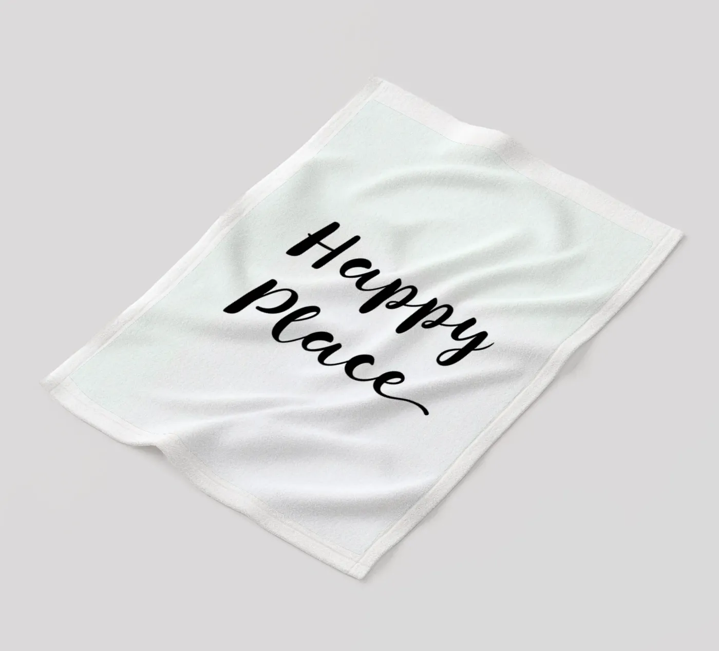 Happy Fleecedecke von typed