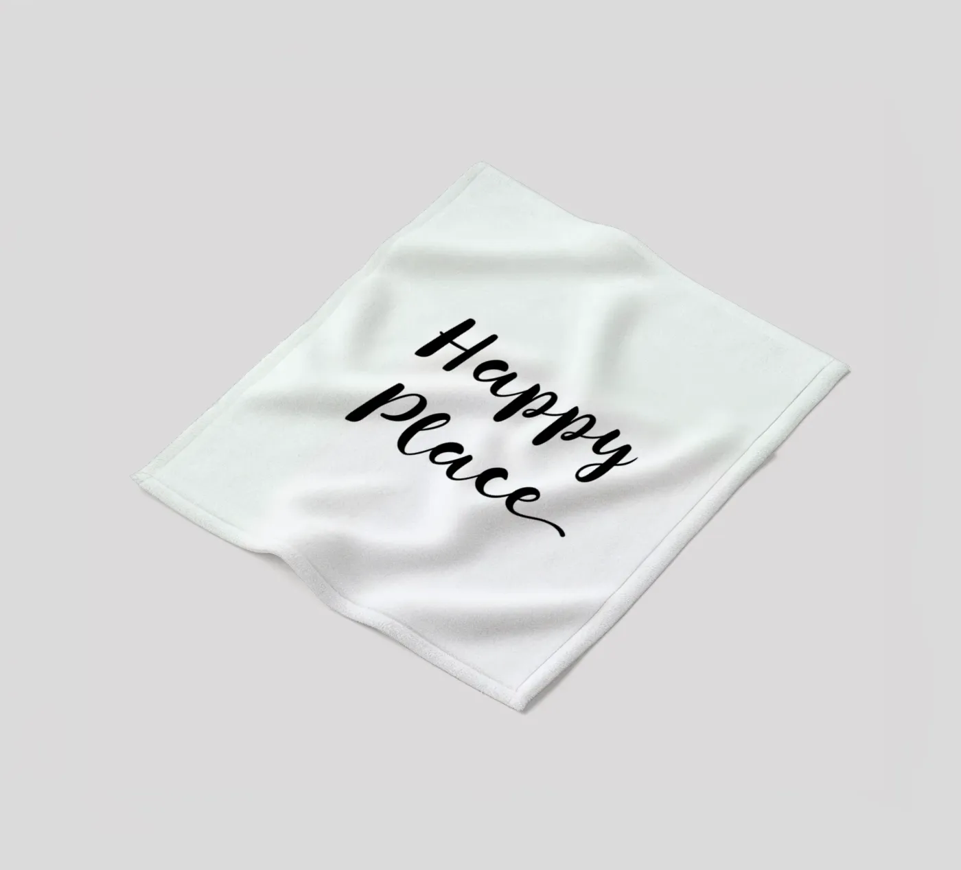 Happy Fleecedecke von typed
