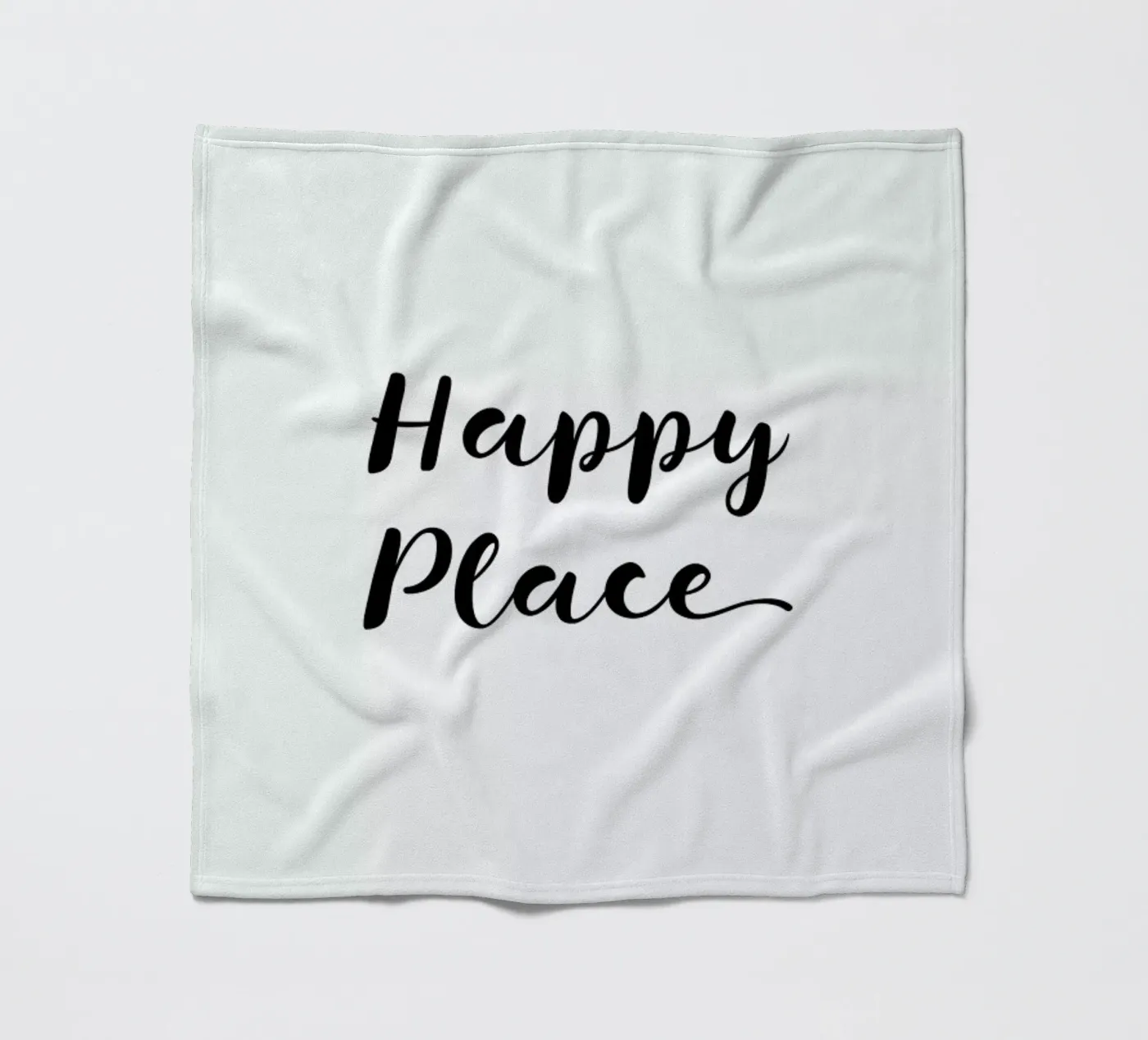 Happy Fleecedecke von typed