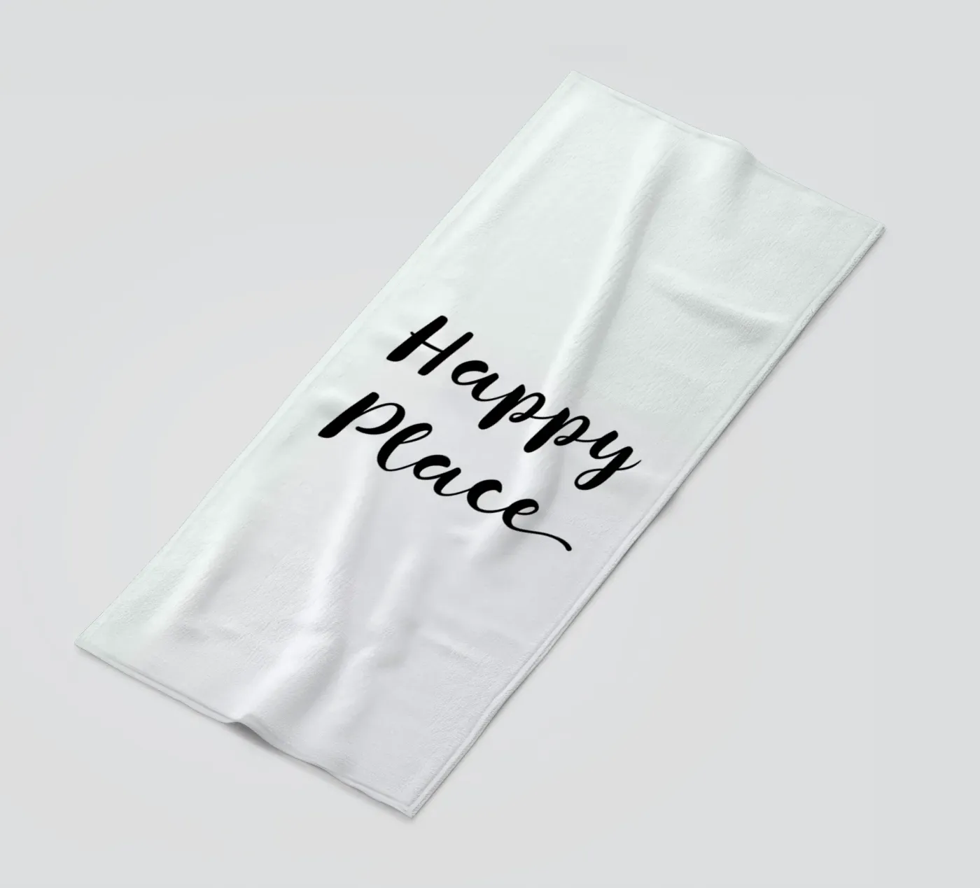 Happy strandhanddoek van typed
