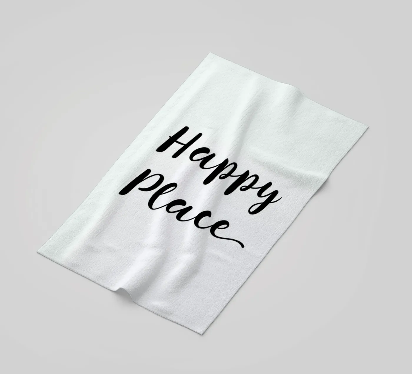 Happy strandhanddoek van typed