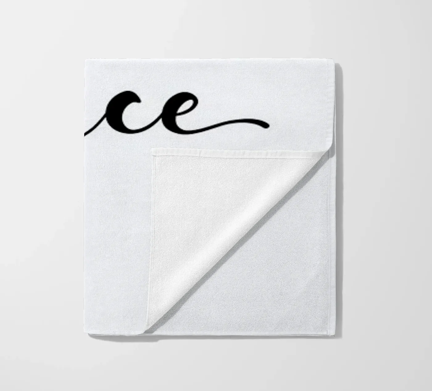 Happy strandhanddoek van typed