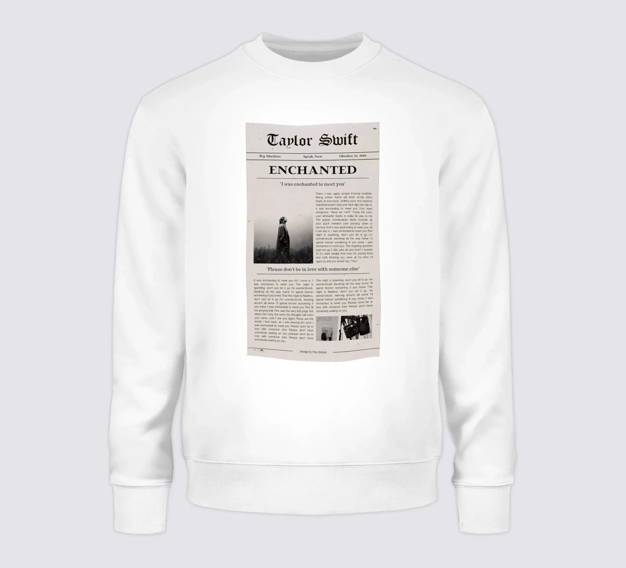Taylor Swift encantada sudadera de Jacari