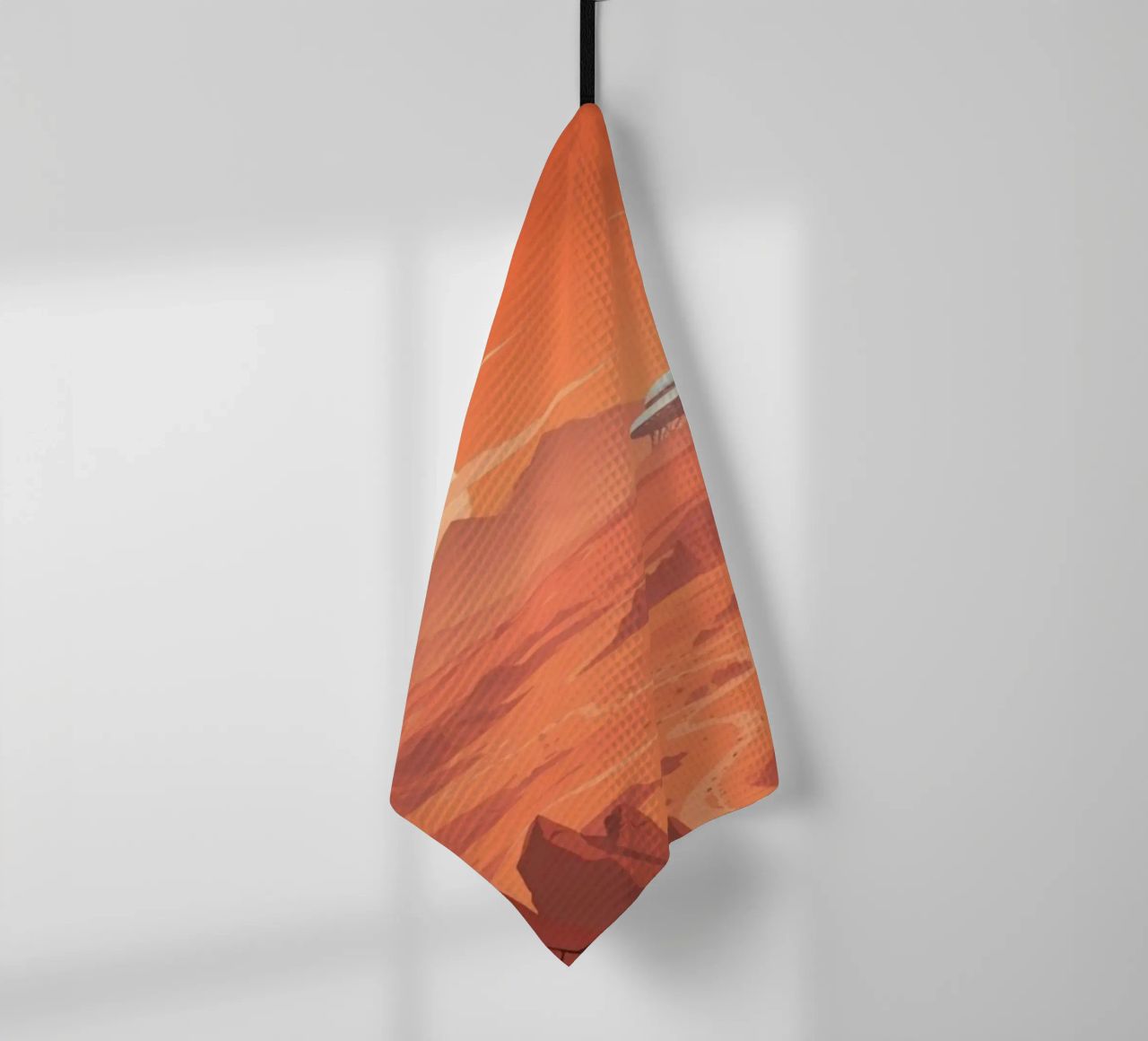 Viaggio su Marte - Poster retrò sull'esplorazione spaziale canovaccio da cucina da PrintMoiUnTruc