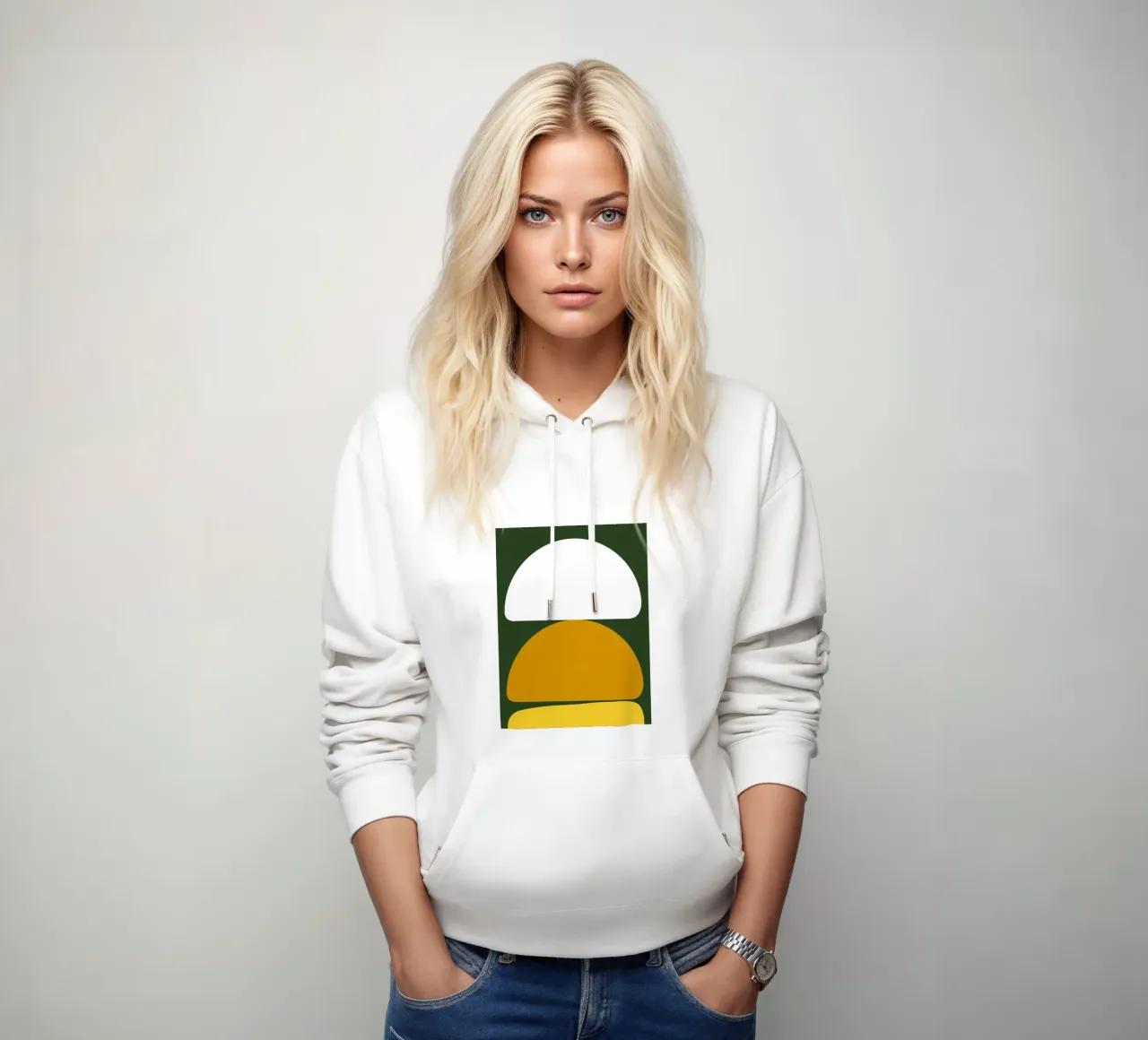 Minimalist design felpa con cappuccio da LisaArtes