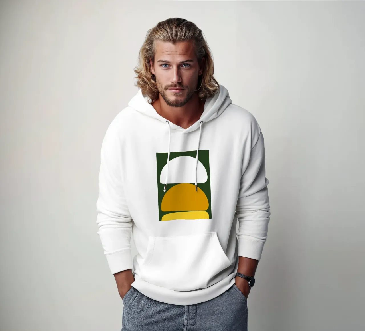 Minimalist design felpa con cappuccio da LisaArtes