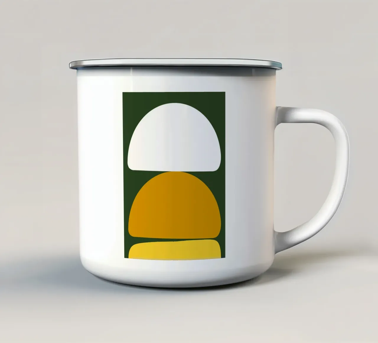 Minimalist design tazza in smalto da LisaArtes