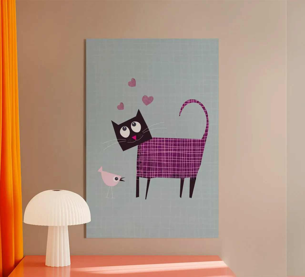 Cat Love plexiglass da JaySan Studio