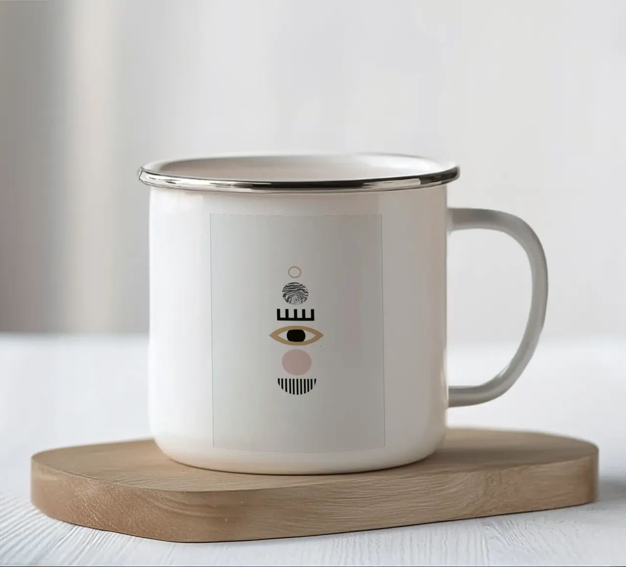 Europa tazza in smalto da Charlotte Winter