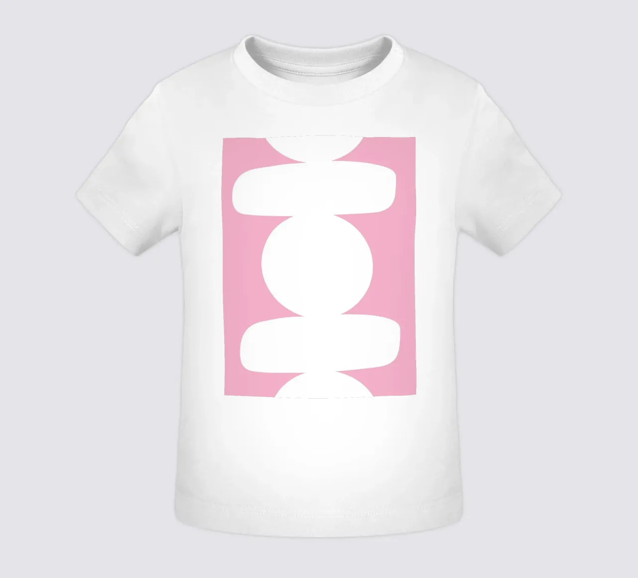 Geometric white maglietta neonato da LisaArtes