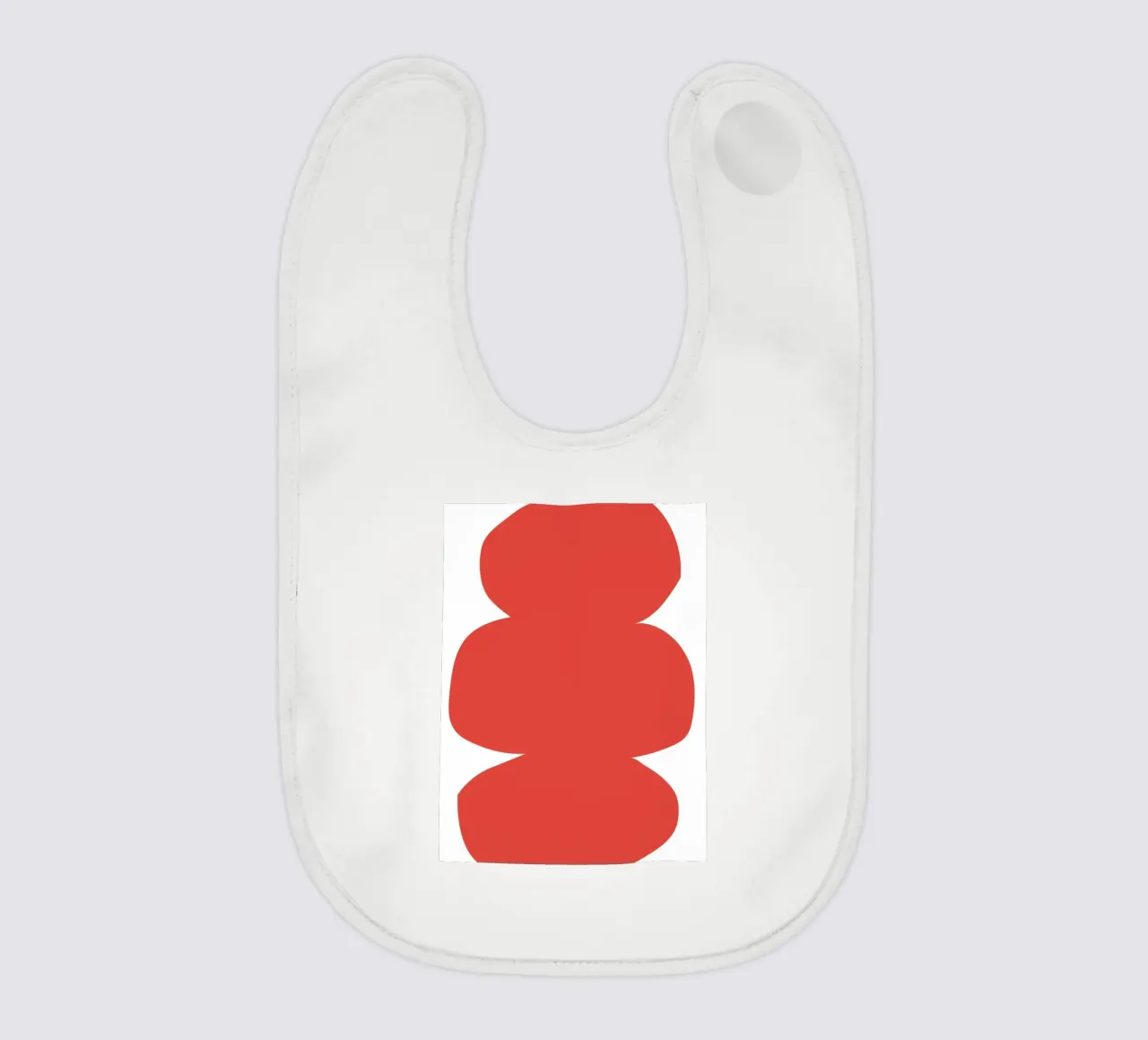 Three irregular oval bavaglino da LisaArtes