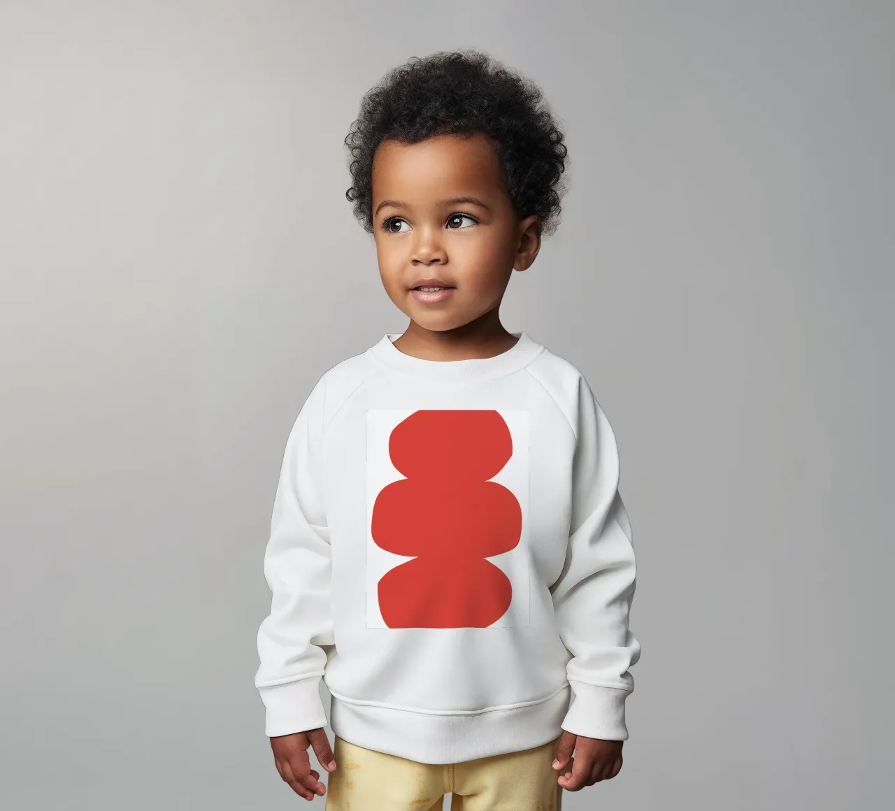 Three irregular oval felpa neonato da LisaArtes