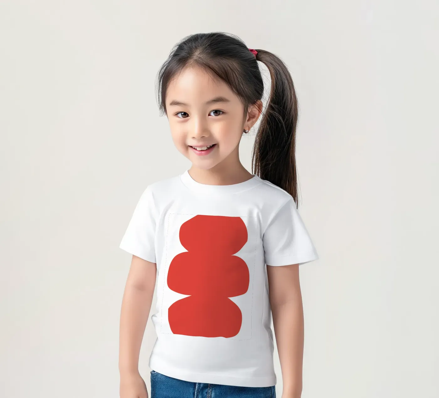 Three irregular oval t-shirt bambini da LisaArtes