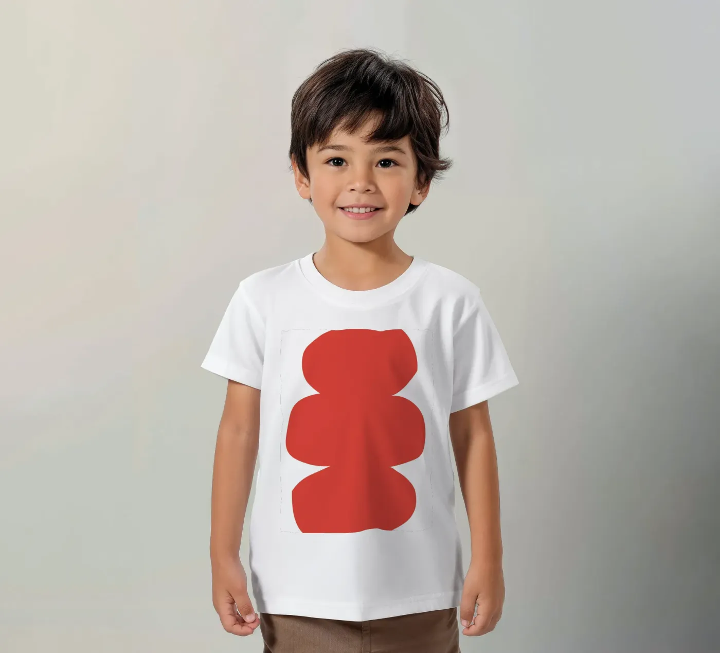 Three irregular oval t-shirt bambini da LisaArtes