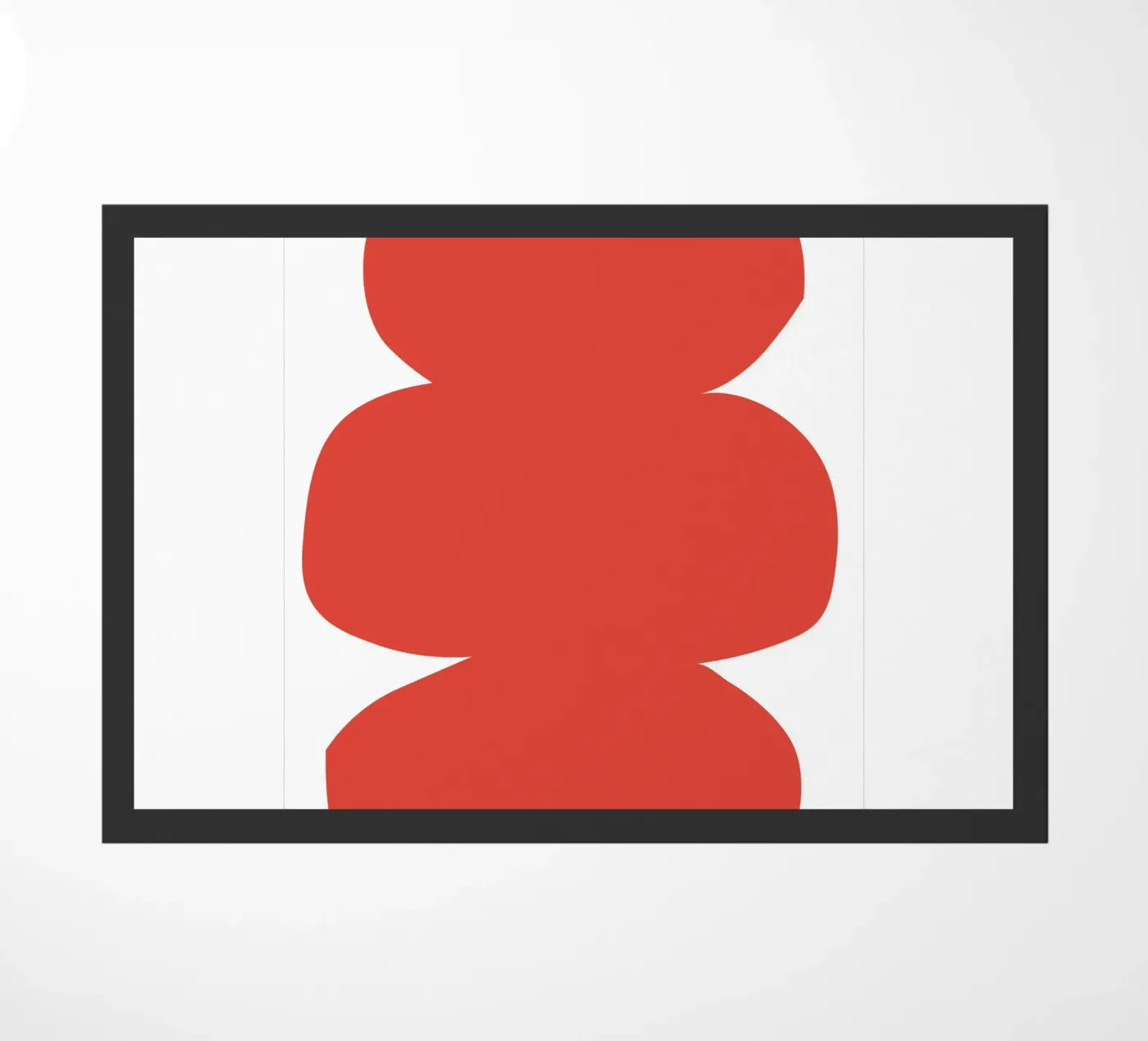 Three irregular oval Fußmatte von LisaArtes