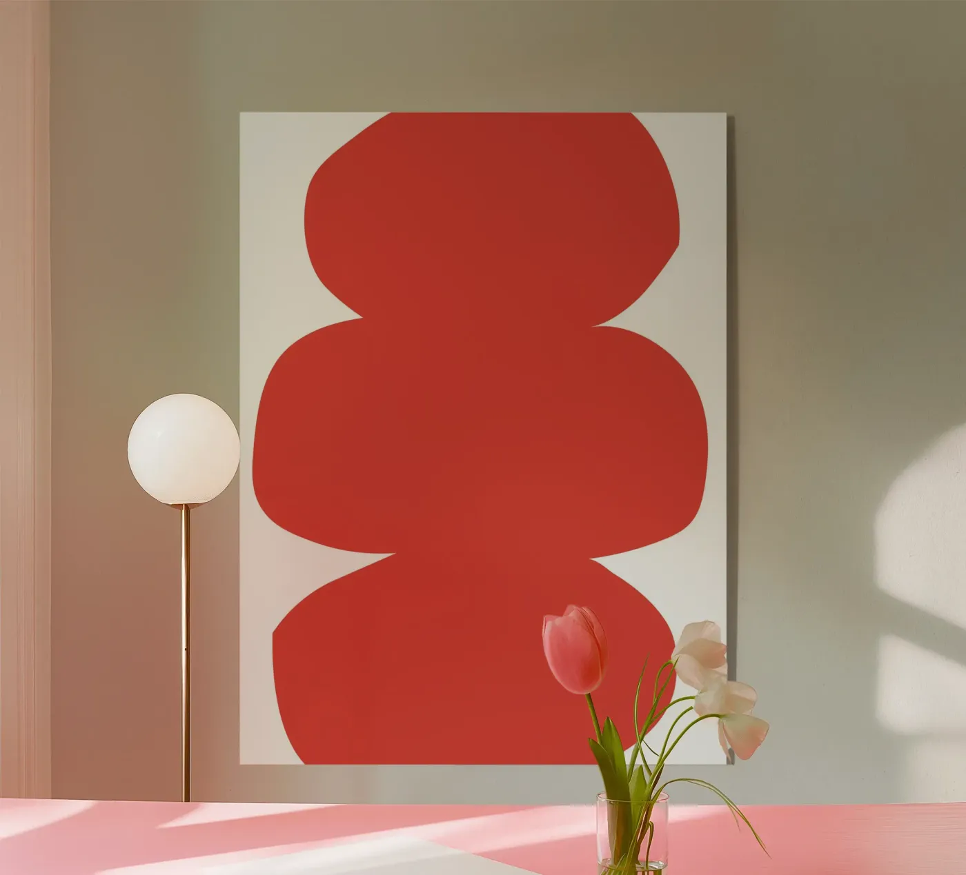 Three irregular oval plexiglas de LisaArtes