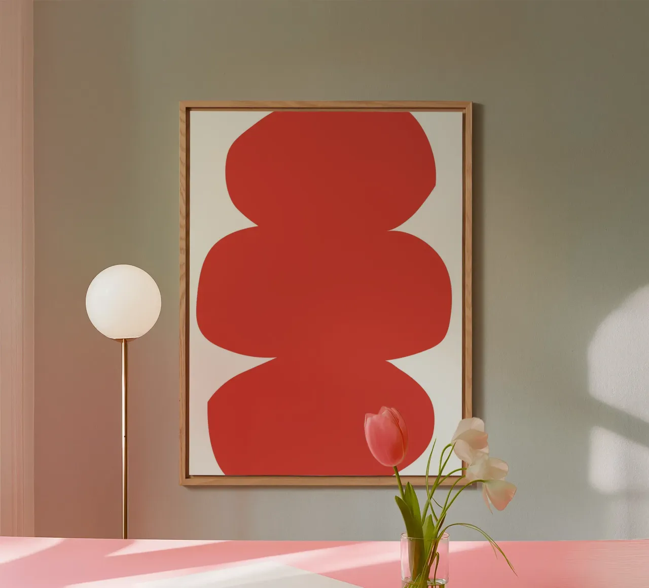 Three irregular oval alluminio dibond da LisaArtes