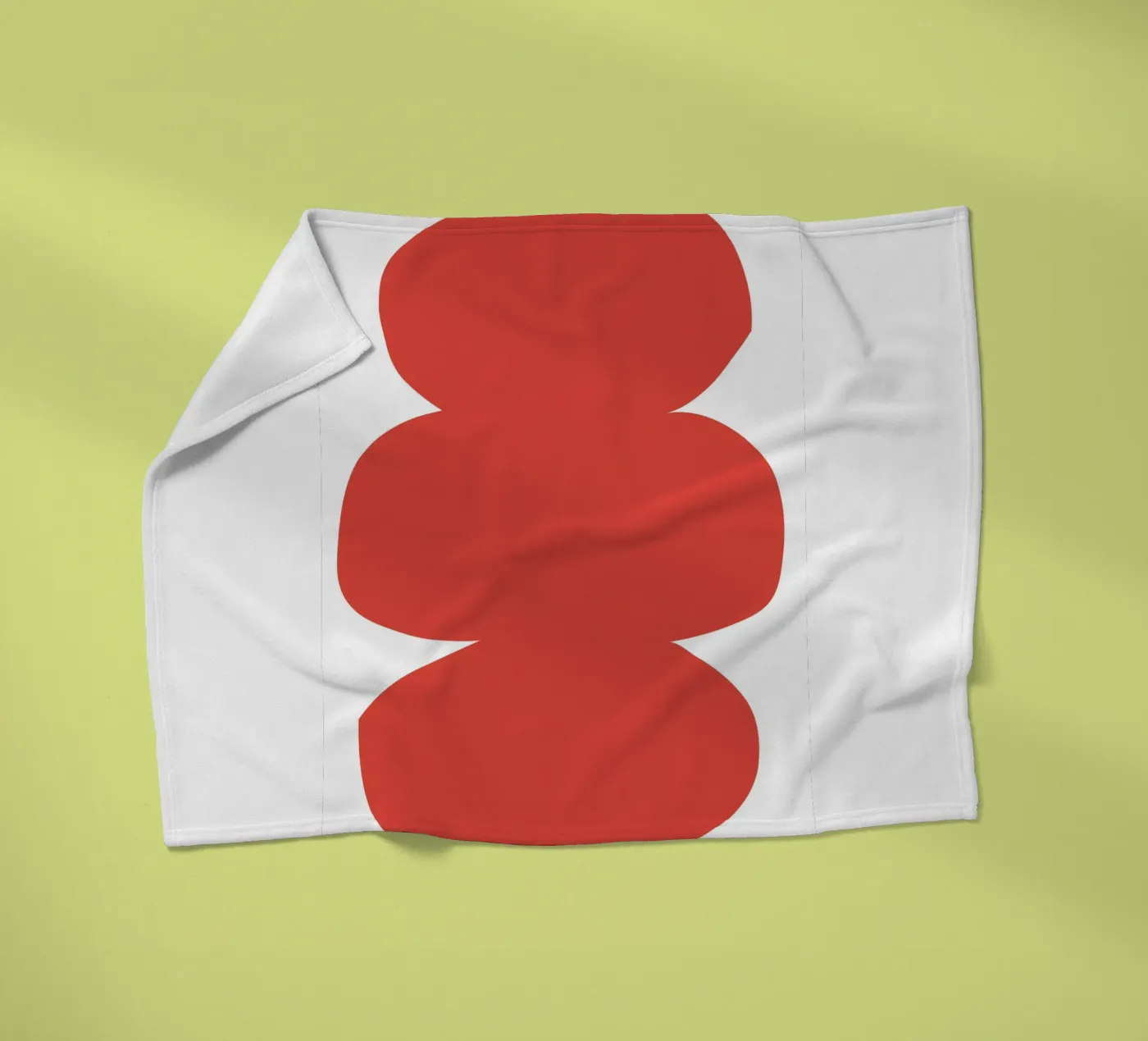 Three irregular oval Fleecedecke von LisaArtes